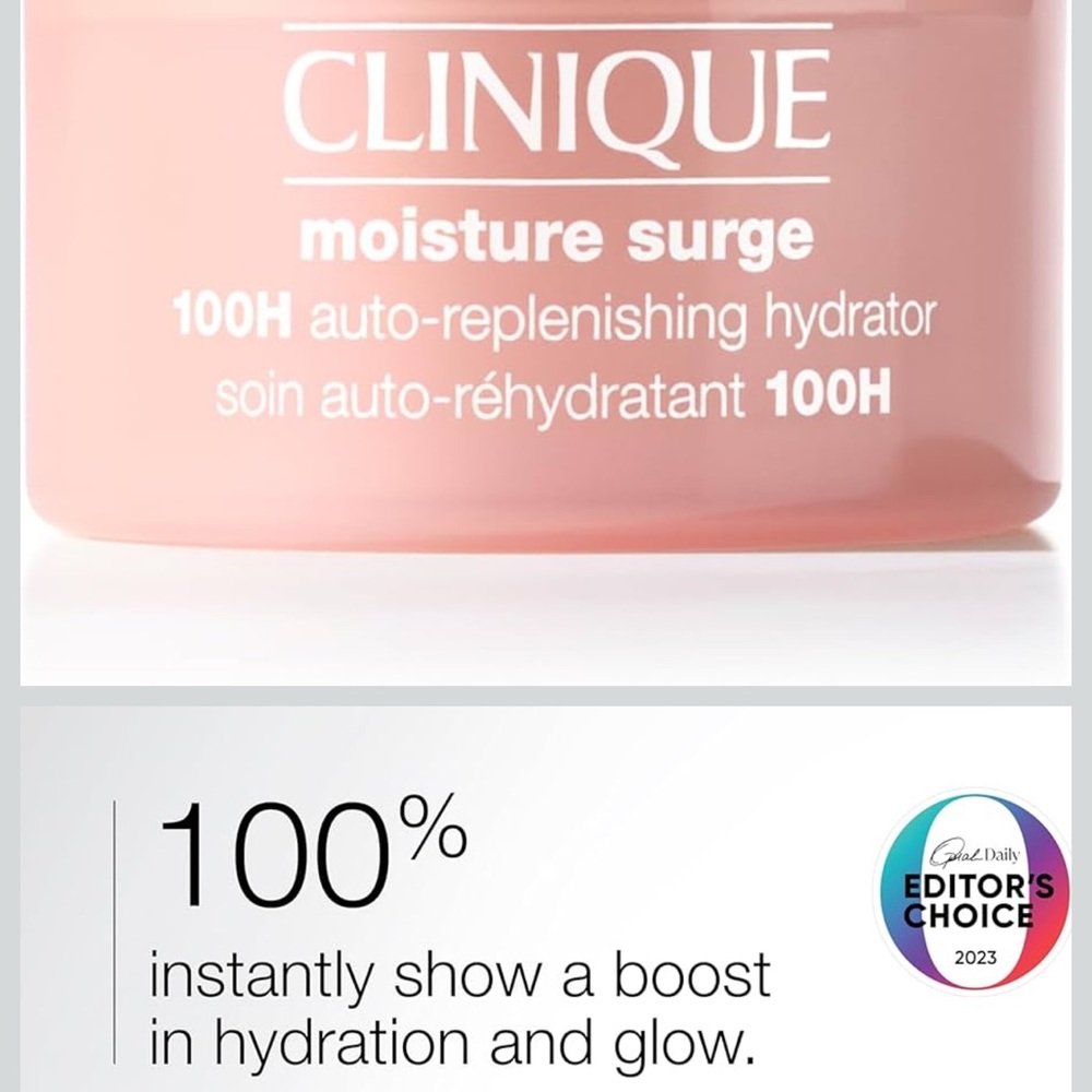 Clinique Pink Moisturizer Moisture Surge